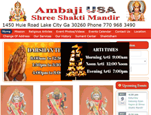Tablet Screenshot of ambajiusa.org